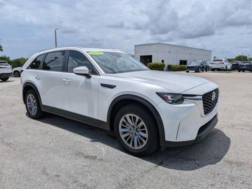 Rhodium White Premium 2024 Mazda CX-90 3.3 Turbo Select