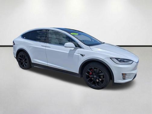 Pearl White Multi-Coat 2021 Tesla Model X Performance Dual Motor All-Wheel Drive