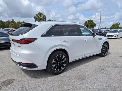 Rhodium White Premium 2024 Mazda CX-90 3.3 Turbo S