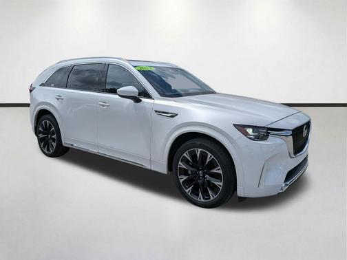 Rhodium White Premium 2024 Mazda CX-90 3.3 Turbo S