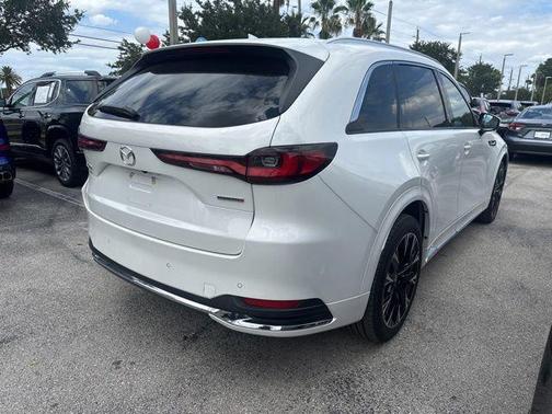 Rhodium White Premium 2024 Mazda CX-90 3.3 Turbo S