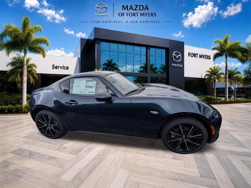 Deep Crystal Blue Mica 2026 Mazda MX-5 Miata RF Grand Touring
