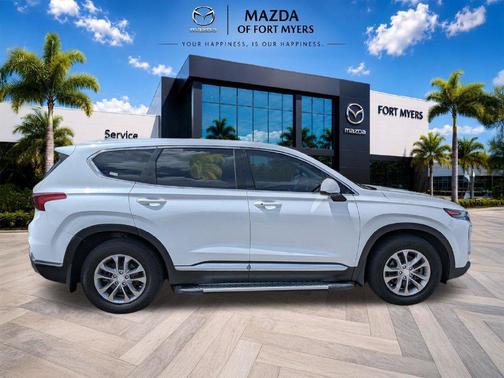 Quartz White 2019 Hyundai SANTA FE SEL 2.4