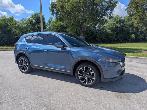 Deep Crystal Blue Mica 2022 Mazda CX-5 2.5 S Premium Plus Package