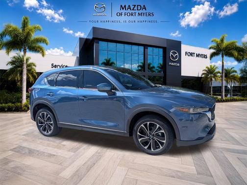 Deep Crystal Blue Mica 2022 Mazda CX-5 2.5 S Premium Plus Package