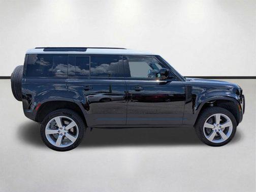 Santorini Black Metallic 2023 Land Rover Defender 110 SE