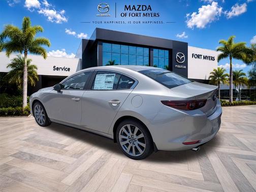 Platinum Quartz Metallic 2026 Mazda Mazda3 FWD w/Preferred Package