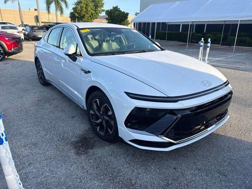 Serenity White 2024 Hyundai SONATA SEL