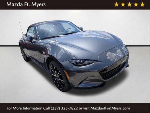 Machine Gray Metallic 2026 Mazda MX-5 Miata Grand Touring