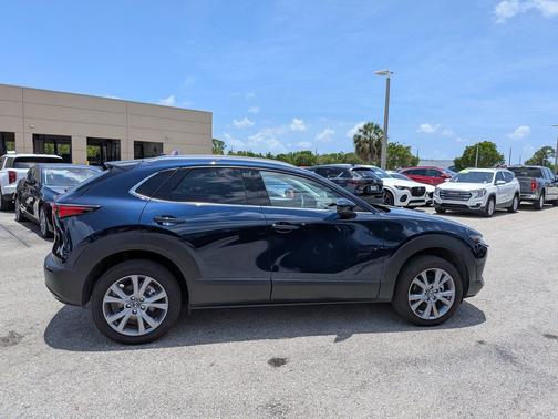 Deep Crystal Blue Mica 2025 Mazda CX-30 2.5 S Premium Package