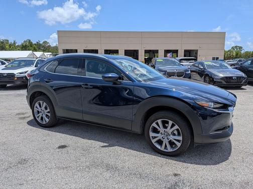 Deep Crystal Blue Mica 2025 Mazda CX-30 2.5 S Premium Package