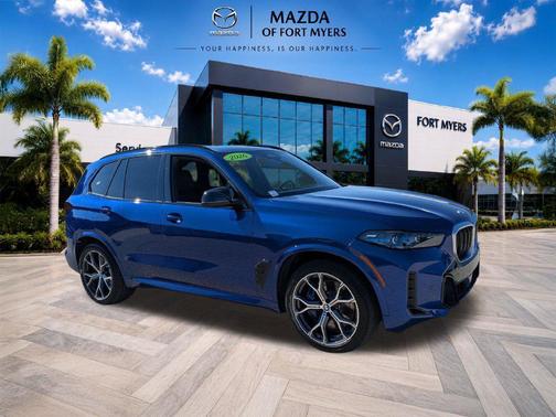Marina Bay Blue Metallic 2026 BMW X5 M60i