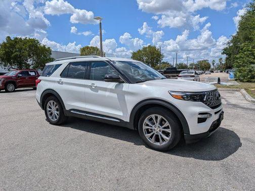 STAR WHITE MET TRI-COAT 2022 Ford Explorer Limited