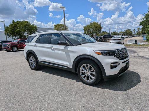 STAR WHITE MET TRI-COAT 2022 Ford Explorer Limited