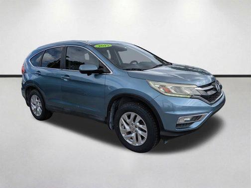 White 2015 Honda CR-V EX-L