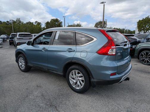 White 2015 Honda CR-V EX-L