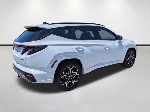 White Pearl 2024 Hyundai TUCSON Hybrid N Line