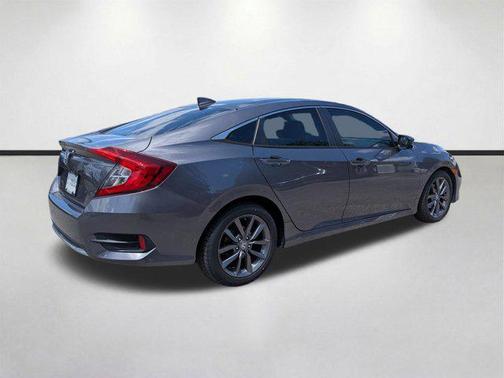 Platinum White Pearl 2020 Honda Civic EX-L