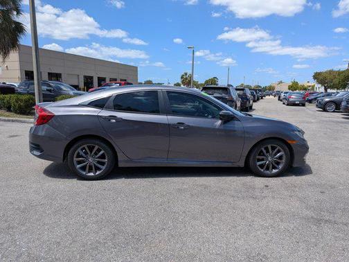 Platinum White Pearl 2020 Honda Civic EX-L