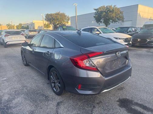 Platinum White Pearl 2020 Honda Civic EX-L