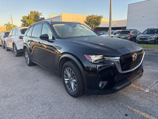 Jet Black Mica 2024 Mazda CX-90 3.3 Turbo Preferred