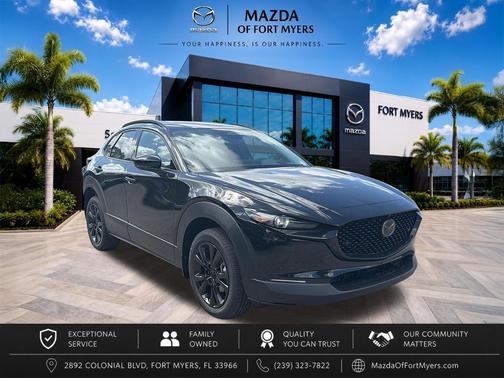 Jet Black Mica 2026 Mazda CX-30 2.5 Turbo Premium Plus Package