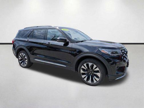 AGATE BLACK METALLIC 2025 Ford Explorer Platinum
