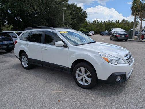 Satin White Pearl 2014 Subaru Outback 2.5i Premium
