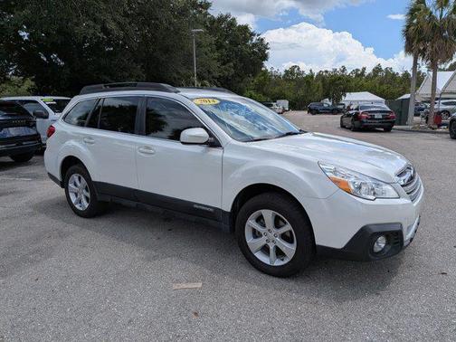 Satin White Pearl 2014 Subaru Outback 2.5i Premium