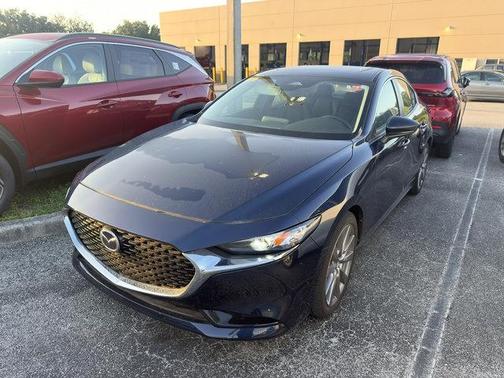 Deep Crystal Blue Mica 2024 Mazda Mazda3 FWD w/Preferred Package