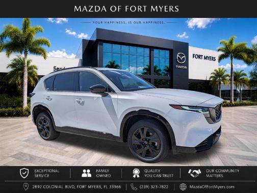 White Metallic 2026 Mazda CX-5 2.5 S Premium Plus Package