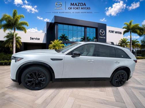 Rhodium White Premium 2026 Mazda CX-90 3.3 Turbo S Premium Sport