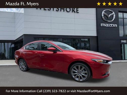 Soul Red Crystal Metallic 2026 Mazda Mazda3 FWD w/Preferred Package