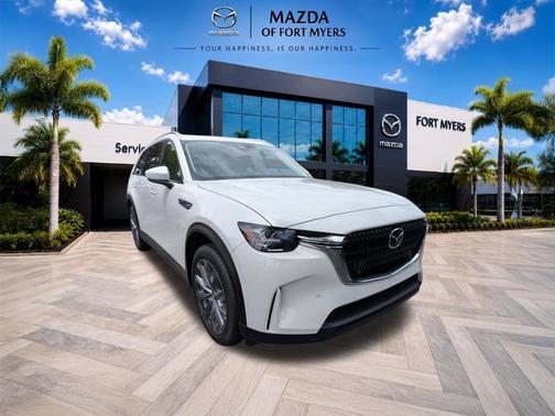 Rhodium White Premium 2026 Mazda CX-90 3.3 Turbo Preferred