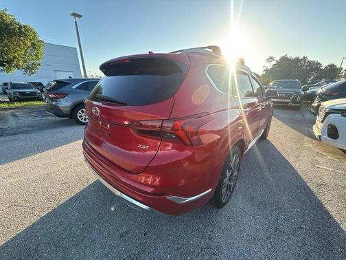 Calypso Red 2022 Hyundai SANTA FE Calligraphy