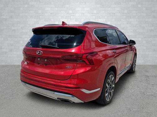 Calypso Red 2022 Hyundai SANTA FE Calligraphy
