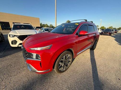 Calypso Red 2022 Hyundai SANTA FE Calligraphy
