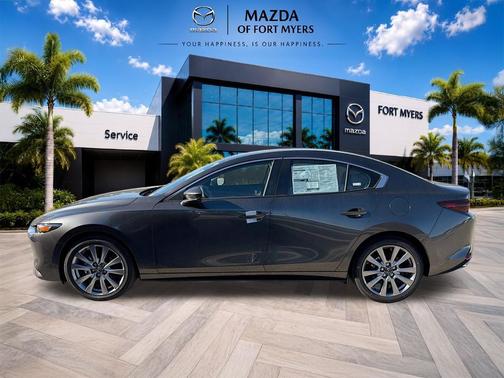 Machine Gray Metallic 2026 Mazda Mazda3 FWD w/Preferred Package