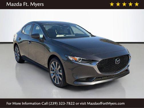 Machine Gray Metallic 2026 Mazda Mazda3 FWD w/Preferred Package