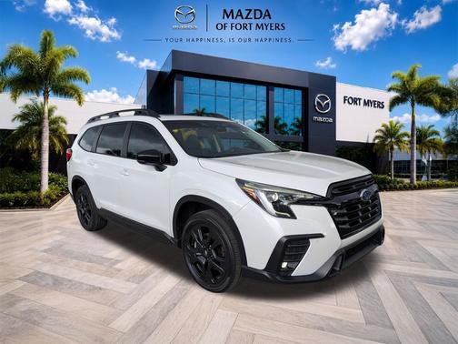 Crystal White Pearl 2025 Subaru Ascent Onyx Edition 7-Passenger