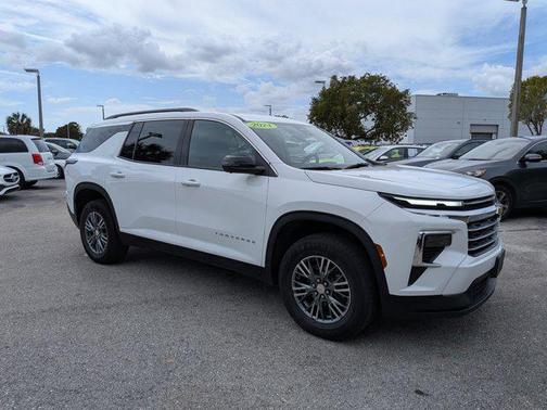 Summit White 2024 Chevrolet Traverse LT