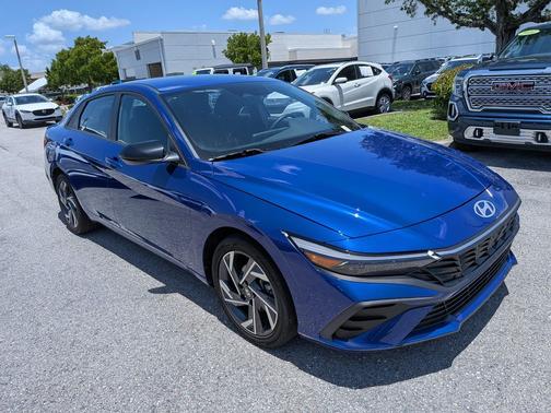 Intense Blue 2025 Hyundai ELANTRA Sport