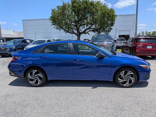 Intense Blue 2025 Hyundai ELANTRA Sport