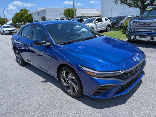 Intense Blue 2025 Hyundai ELANTRA Sport