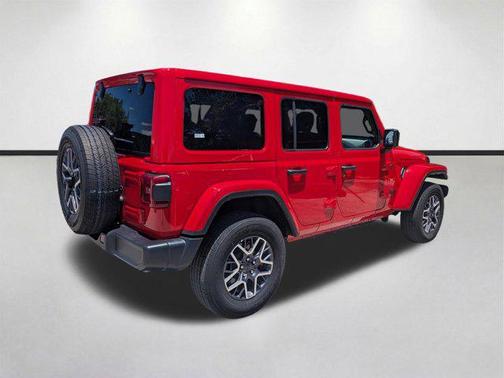 Firecracker Red Clearcoat 2025 Jeep Wrangler 4-Door Sahara 4x4
