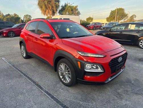 Sunset Orange 2020 Hyundai KONA SEL Plus