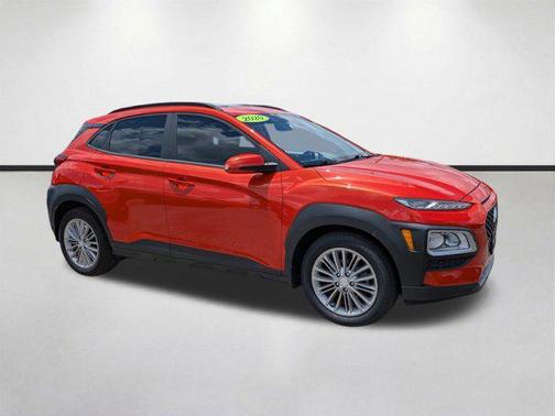 Sunset Orange 2020 Hyundai KONA SEL Plus