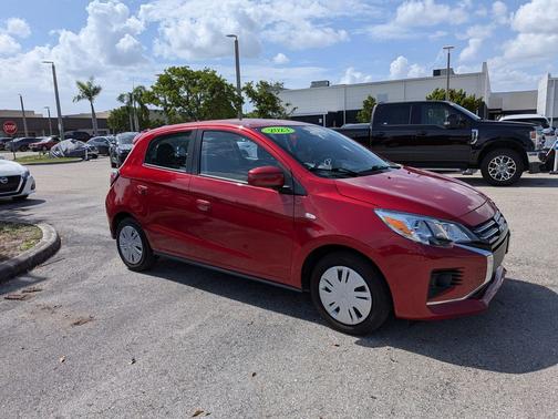 Infrared Metallic 2022 Mitsubishi Mirage ES
