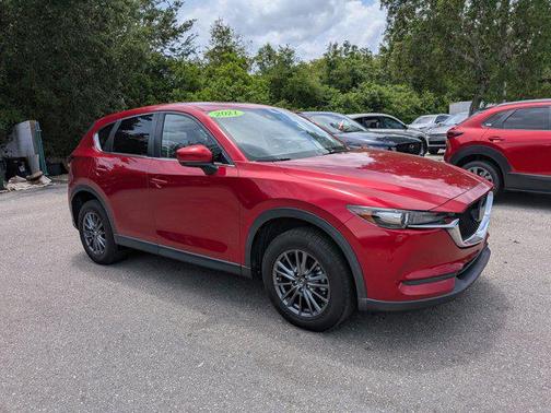 Soul Red Crystal Metallic 2021 Mazda CX-5 Touring