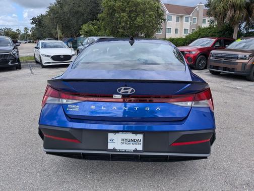 Intense Blue 2025 Hyundai ELANTRA Sport